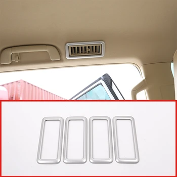 4Pcs Matte Silver ABS Car Roof AC Vent Outlet Frame Trim For Toyota Land Cruiser Prado FJ150 150 2010-2017 Car Accessories
4Pcs Matte Silver ABS Car Roof AC Vent Outlet Frame Trim For Toyota Land Cruiser Prado FJ150 150 2010-2017 Car Accessories