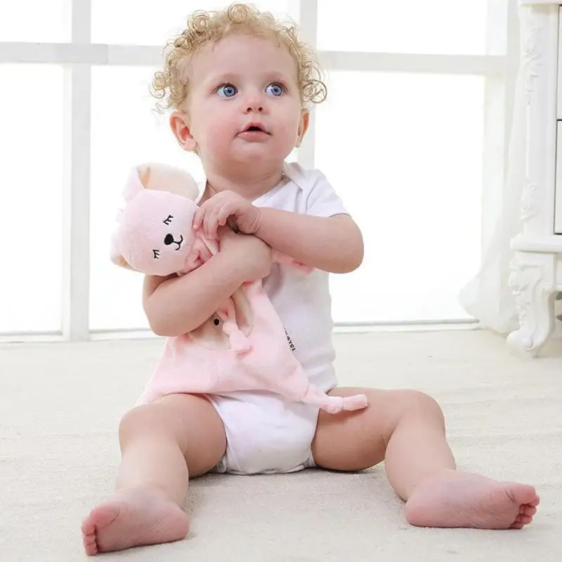 Unisex Baby Soothing Towel Baby Multi-Functional Hand Soothing Towel Soft Cartoon Animal Educational Plush Rattle Baby Toys Gift
Unisex Baby Soothing Towel Baby Multi-Functional Hand Soothing Towel Soft Cartoon Animal Educational Plush Rattle Baby Toys Gift