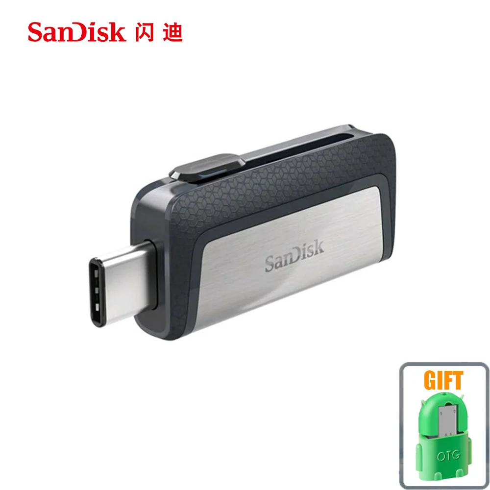 Sandisk USB Flash Drive 16GB 32GB 64GB 128GB 150MBS Type-C USB3.1 Dual OTG Pen Drives USB Flash PenDrives for Phone Computer PC
Sandisk USB Flash Drive 16GB 32GB 64GB 128GB 150MBS Type-C USB3.1 Dual OTG Pen Drives USB Flash PenDrives for Phone Computer PC