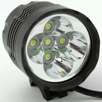 5 x XM-L T6 5T6 6000 Lumens 2 In 1 LED 3 Modes Bike Light Bicycle Front Lamp Headlight Headlamp + 8.4V Battery Pack
5 x XM-L T6 5T6 6000 Lumens 2 In 1 LED 3 Modes Bike Light Bicycle Front Lamp Headlight Headlamp + 8.4V Battery Pack