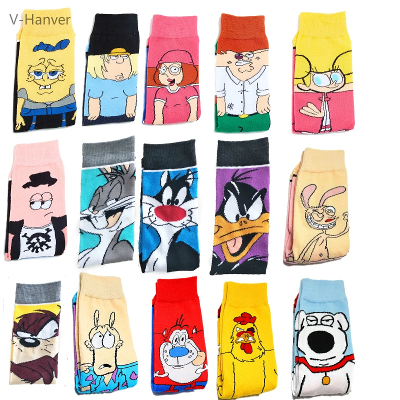 V-Hanver Funny Anime Socks Fashion Cartoon Happy Men Women Sock Novelty High Quality Pattern Cotton Crew Skarpety Long Hosiery
V-Hanver Funny Anime Socks Fashion Cartoon Happy Men Women Sock Novelty High Quality Pattern Cotton Crew Skarpety Long Hosiery