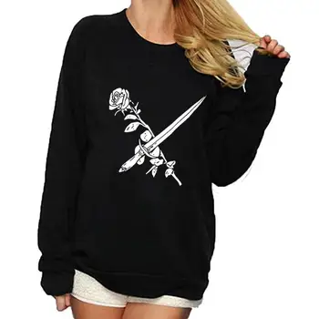 2018 New Fashion Rose Print Sweatshirts Hoodies Women Tops Girls Harajuku Thick Pattern Cropped Buckle Pullovers for Woman
2018 New Fashion Rose Print Sweatshirts Hoodies Women Tops Girls Harajuku Thick Pattern Cropped Buckle Pullovers for Woman