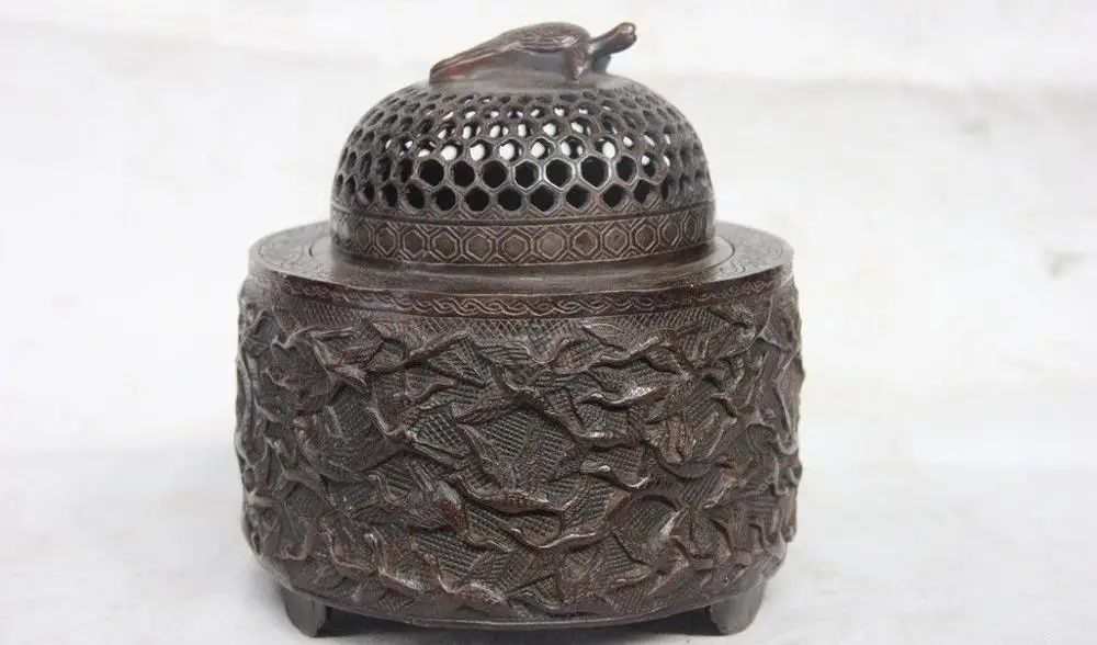 7 China Palace Bronze Copper Tortoise Turtle Hundred Crane Incense Burner Censer
7 China Palace Bronze Copper Tortoise Turtle Hundred Crane Incense Burner Censer
