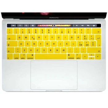 English EU/UK Italian Silicone Keyboard Cover Skin For New MacBook Pro 13" A1706 and Pro 15" A1707 With Touch Bar Release 2017
English EU/UK Italian Silicone Keyboard Cover Skin For New MacBook Pro 13" A1706 and Pro 15" A1707 With Touch Bar Release 2017