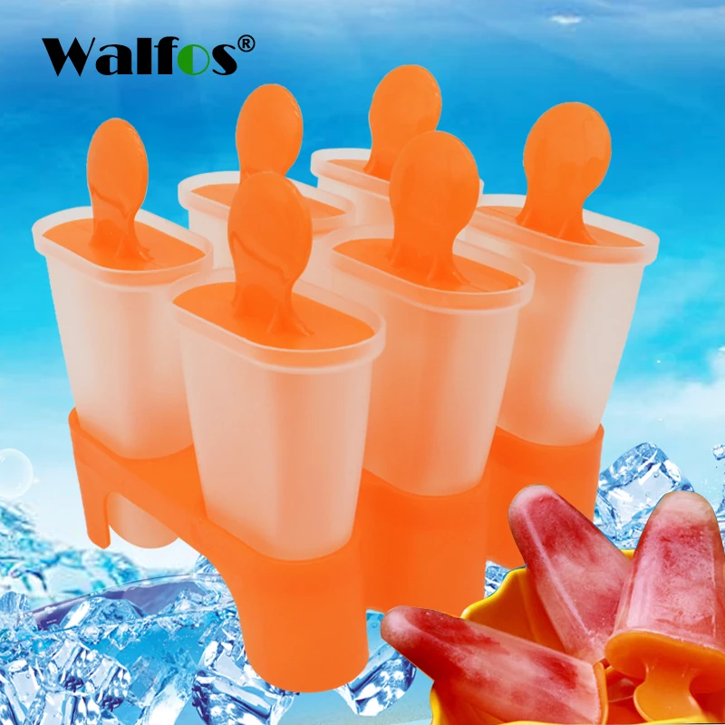 WALFOS Mould Tray Pan Kitchen 6 Cell Frozen Ice Cube Molds Popsicle Maker DIY Ice Cream Tools
WALFOS Mould Tray Pan Kitchen 6 Cell Frozen Ice Cube Molds Popsicle Maker DIY Ice Cream Tools