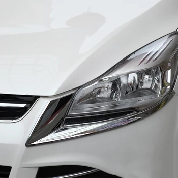 For Ford Kuga Escape 2013 2014 2015 ABS Chrome Front Headlight Eyebrows Trim Head Light Lamp Eyelid Cover Trims Car Accessories
For Ford Kuga Escape 2013 2014 2015 ABS Chrome Front Headlight Eyebrows Trim Head Light Lamp Eyelid Cover Trims Car Accessories