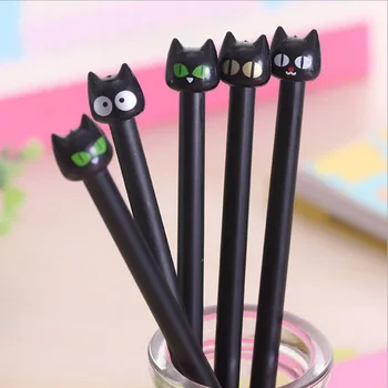 8 pcs/Lot The Black cat Gel pen Cute cat ink pens Kawaii Stationery Canetas escolar Office material School supplies
8 pcs/Lot The Black cat Gel pen Cute cat ink pens Kawaii Stationery Canetas escolar Office material School supplies