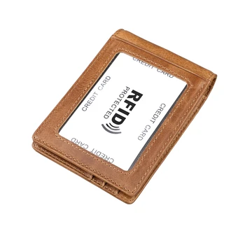Moxi Genuine Leather Credit Card Case Wallets Men&women Slim Dollar Clip Rfid Blocking Money Clip Real Cowskin Card Purse
Moxi Genuine Leather Credit Card Case Wallets Men&women Slim Dollar Clip Rfid Blocking Money Clip Real Cowskin Card Purse