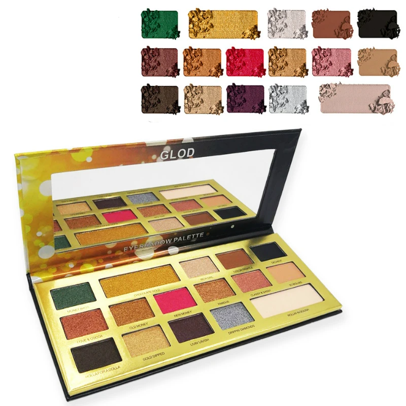 16 Colors Eyeshadow Glitter Eye Shadow Palette Shimmer Profusion Makeup Portable Eyeshadow Private Label Suitable for Beginner
16 Colors Eyeshadow Glitter Eye Shadow Palette Shimmer Profusion Makeup Portable Eyeshadow Private Label Suitable for Beginner