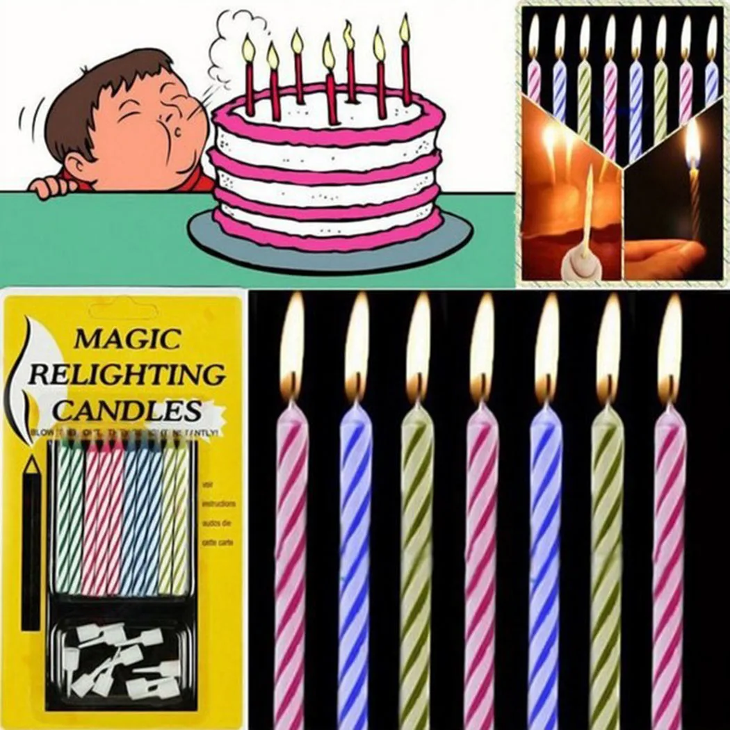 Package May Vary Magic Relighting Birthday Candles