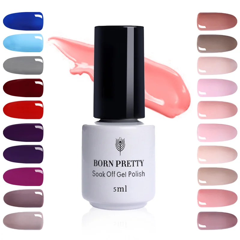 Born Pretty 27 Colors 5Ml Soak Off Enamel Gel Polish LED UV Gel Nail Polish Nail Color Lacquer Nail Art Design Manicure
Born Pretty 27 Colors 5Ml Soak Off Enamel Gel Polish LED UV Gel Nail Polish Nail Color Lacquer Nail Art Design Manicure