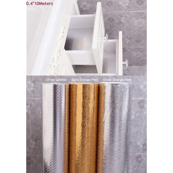 0.4*10 Meters Kitchen Back splash Stickers Self Adhesive Kitchen Aluminum Foil Stickers Oil Proof Drawer Bottom Sink Cabinet
0.4*10 Meters Kitchen Back splash Stickers Self Adhesive Kitchen Aluminum Foil Stickers Oil Proof Drawer Bottom Sink Cabinet
