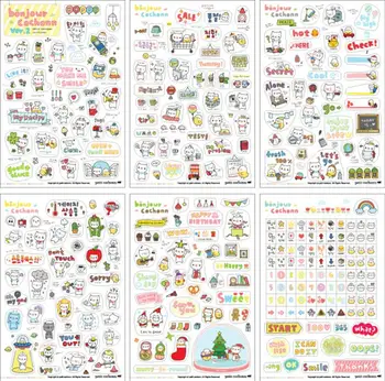6sheets/lot Lovely DIY Sticker Planner Calendar Book Cute Diary Sticker Paper Craft Memo Pads Scrapbook Decoration
6sheets/lot Lovely DIY Sticker Planner Calendar Book Cute Diary Sticker Paper Craft Memo Pads Scrapbook Decoration