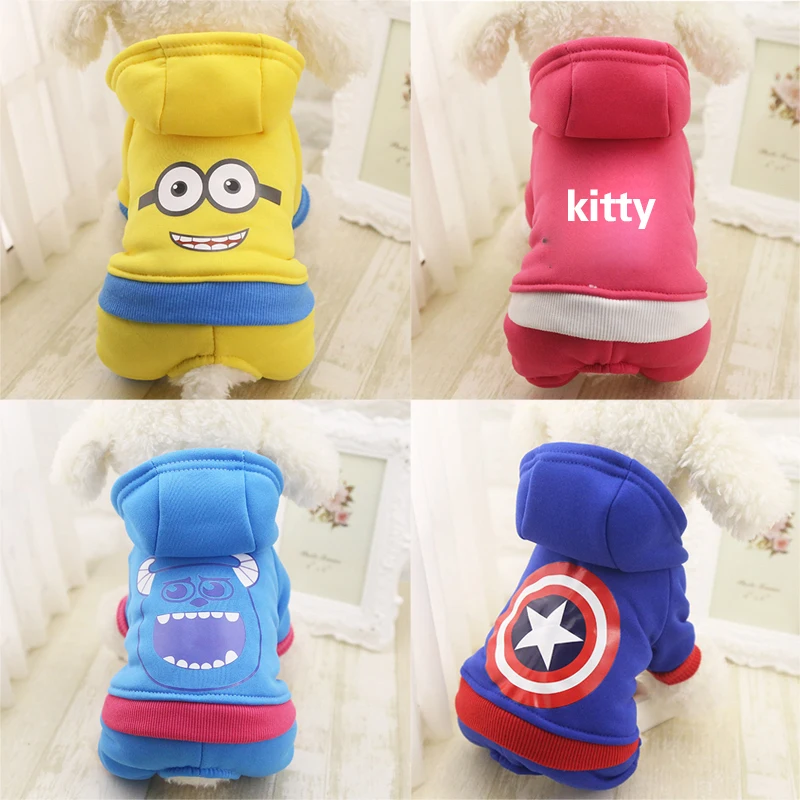 2018 new dog sweater thick warm flannel suit autumn and winter models dog clothes Chihuahua Teddy cat clothes hoodie comfortable
2018 new dog sweater thick warm flannel suit autumn and winter models dog clothes Chihuahua Teddy cat clothes hoodie comfortable