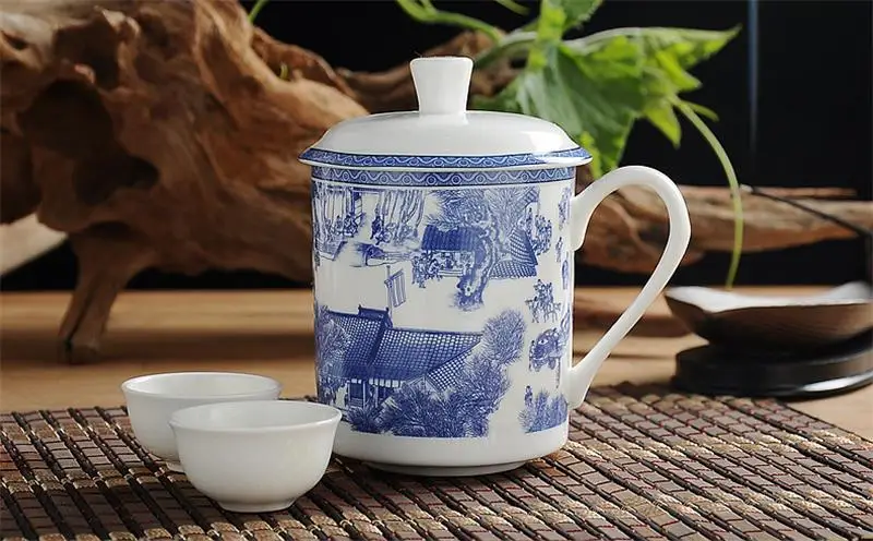 Sale! 550ML chinoiserie bone china office thermal cup, blue and white porcelain, chinese tea cup pottery, vintage mug, with lid
Sale! 550ML chinoiserie bone china office thermal cup, blue and white porcelain, chinese tea cup pottery, vintage mug, with lid