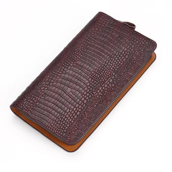 Top quality Men leather Long Wallet Fashion Crocodile Pattern Genuine cow Leather Mobile Phone Bag Card Holder Wallet Coin purse
Top quality Men leather Long Wallet Fashion Crocodile Pattern Genuine cow Leather Mobile Phone Bag Card Holder Wallet Coin purse