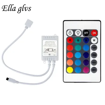 LED Strip RGB Controller Mini 24Key RGB Controller IR Remote Controller With Mini Receiver For 3528 5050 RGB LED Strip Light
LED Strip RGB Controller Mini 24Key RGB Controller IR Remote Controller With Mini Receiver For 3528 5050 RGB LED Strip Light