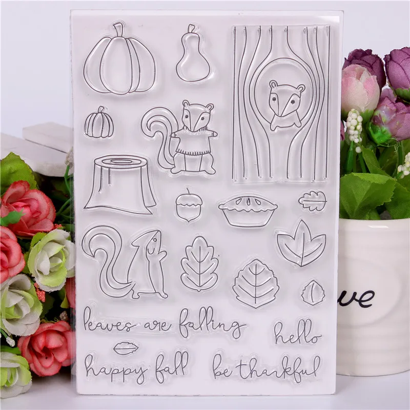 squirrel Stamp for Scrapbooking Transparent Silicone Rubber DIY Photo Album Decor
squirrel Stamp for Scrapbooking Transparent Silicone Rubber DIY Photo Album Decor