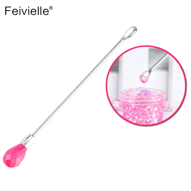 Feivielle 2Pcs/Set Spoon Nail Art Stirring Rod Tools Mixing Stir Acrylic Powder Liquid Manicure Pedicure Nail Tools Diamond Head
Feivielle 2Pcs/Set Spoon Nail Art Stirring Rod Tools Mixing Stir Acrylic Powder Liquid Manicure Pedicure Nail Tools Diamond Head