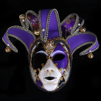 

Jester Joker Party Mask Venice Masks Party Supplies Masquerade Mask Christmas Halloween Venetian Costumes Carnival Anonymous Mas