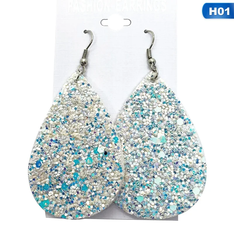2018 Hot Fashion Glitter Teardrop Leather Earrings For Women Designer Jewelry Big Statement Earrings Wholesale
2018 Hot Fashion Glitter Teardrop Leather Earrings For Women Designer Jewelry Big Statement Earrings Wholesale