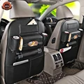 Best Leather Car seat storage bag Multifunctional storage box car seat back bag creative car accessories box Waterproof clean 62