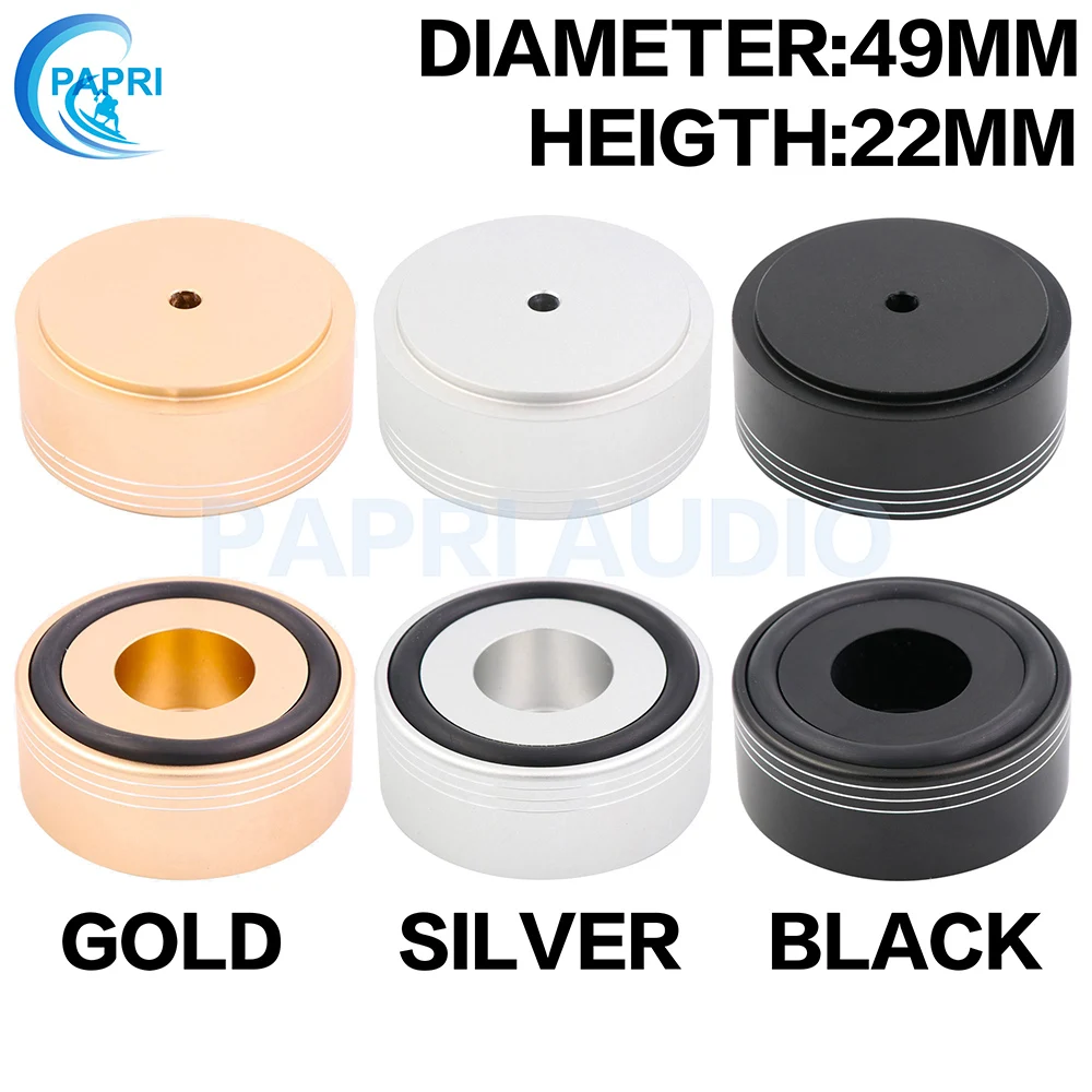 PAPRI 1PCS 49*22MM Aluminum Alloy Speaker Anodized Sand Blasting Feet Pad Audio Tube Amplifier HIFI DIY CD Player Turntable
PAPRI 1PCS 49*22MM Aluminum Alloy Speaker Anodized Sand Blasting Feet Pad Audio Tube Amplifier HIFI DIY CD Player Turntable