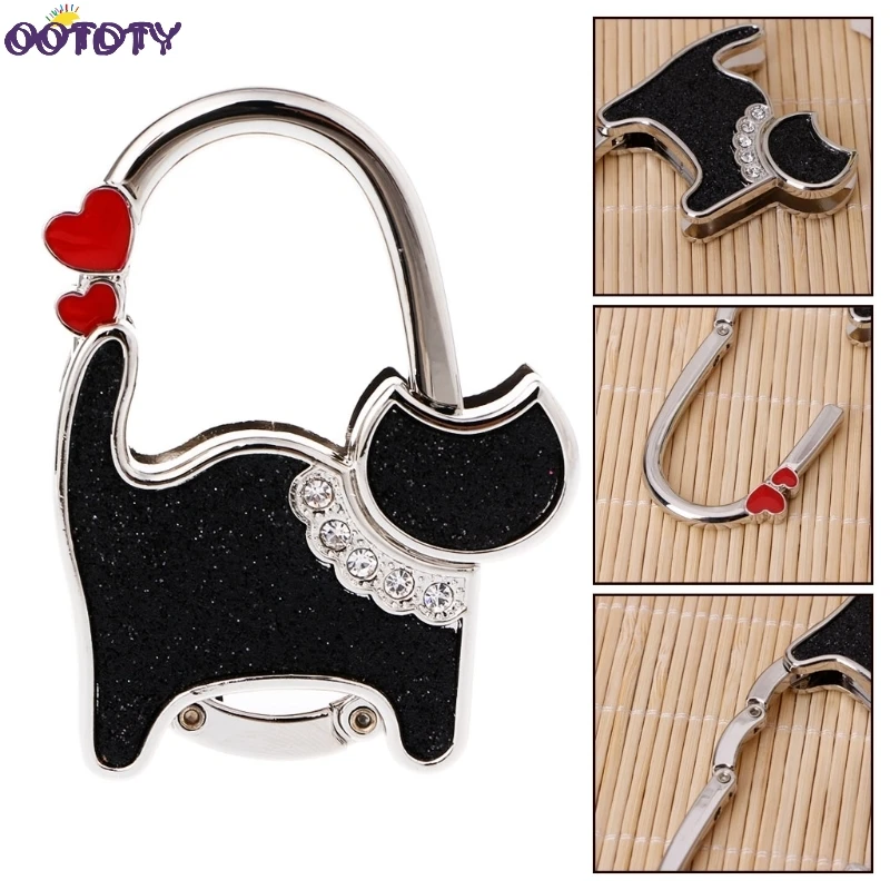 Unisex Table Cat Foldable Purse Bag Rhinestone Hanger Hangbag Hook Holder Safer Gift
Unisex Table Cat Foldable Purse Bag Rhinestone Hanger Hangbag Hook Holder Safer Gift