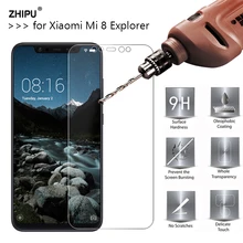 2.5D 0.26mm 9H Premium Tempered Glass For Xiaomi Mi 8 Explorer 6.21" Screen Protector protective film For Xiaomi Mi8 Explorer(China)
