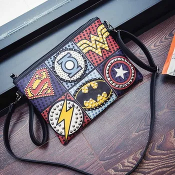 by dhl or ems 50pcs Retro Envelope Clutch PU Leather Clutch Bag Lady Rivet Punk Handbag Women Super Hero Crossbody Bags
by dhl or ems 50pcs Retro Envelope Clutch PU Leather Clutch Bag Lady Rivet Punk Handbag Women Super Hero Crossbody Bags