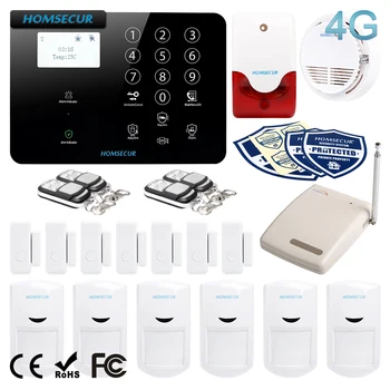 HOMSECUR GA01-4G-B Wireless 4G/GSM LCD Home Security Alarm System with Pet Friendly PIR Sensor+IOS/Android APP
HOMSECUR GA01-4G-B Wireless 4G/GSM LCD Home Security Alarm System with Pet Friendly PIR Sensor+IOS/Android APP