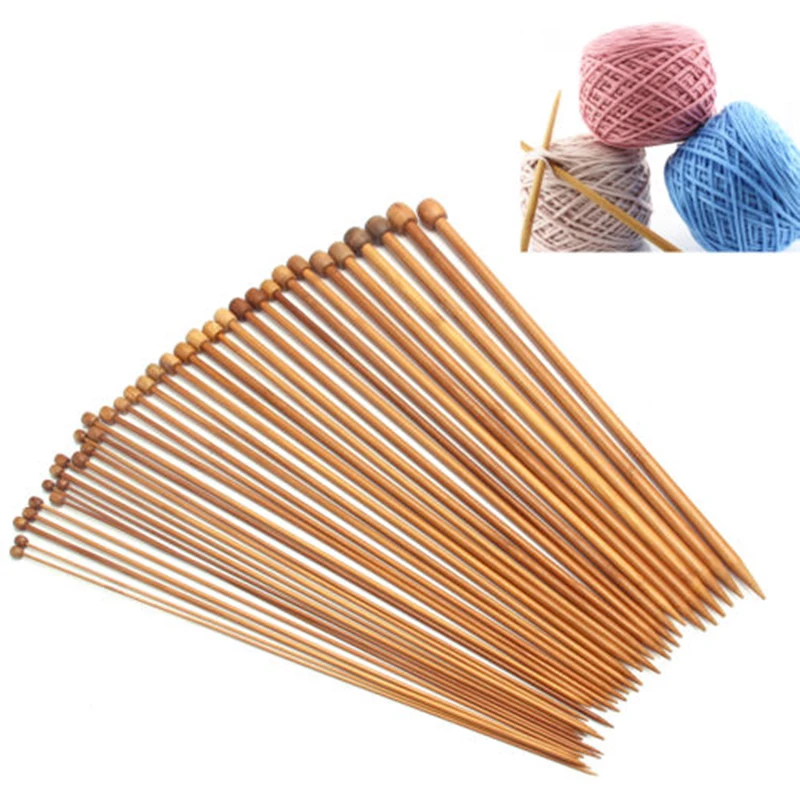 36Pcs 1set 18 Sizes Carbonized Bamboo Knitting Needles Single Pointed Smooth Crochet tool sets 2.0mm-10.0mm
36Pcs 1set 18 Sizes Carbonized Bamboo Knitting Needles Single Pointed Smooth Crochet tool sets 2.0mm-10.0mm
