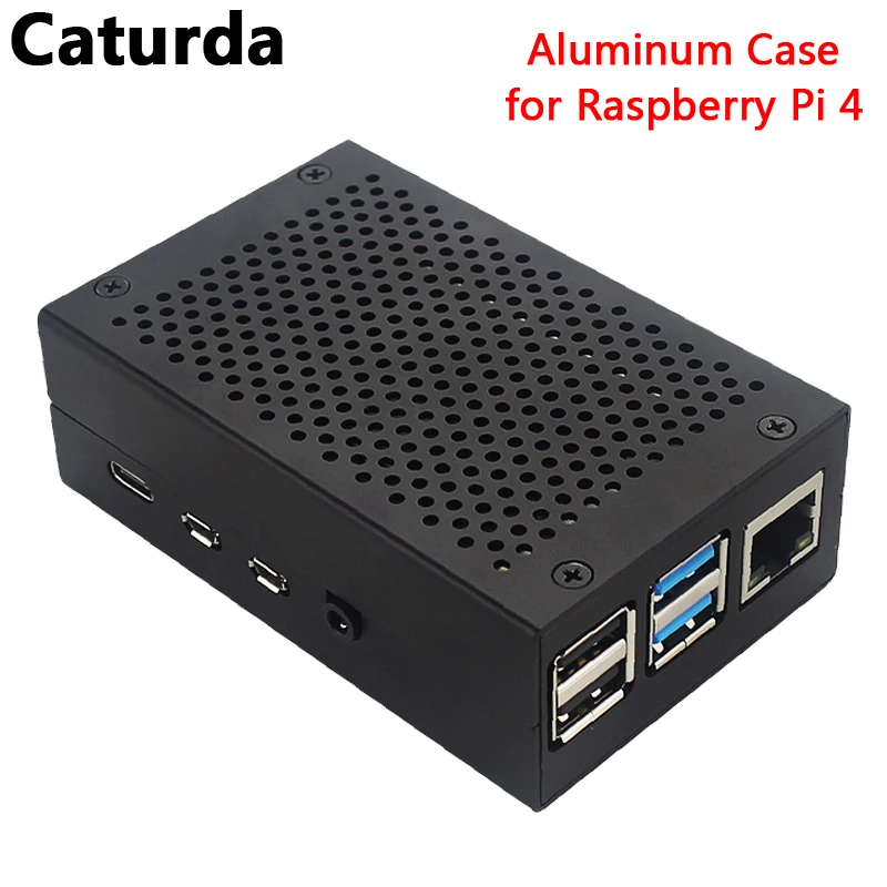 Raspberry Pi 4 Aluminum Case Raspberry Pi 4B Black Silver Metal Case Box Protective Shell Enclosure for Raspberry Pi 4 Model B
Raspberry Pi 4 Aluminum Case Raspberry Pi 4B Black Silver Metal Case Box Protective Shell Enclosure for Raspberry Pi 4 Model B