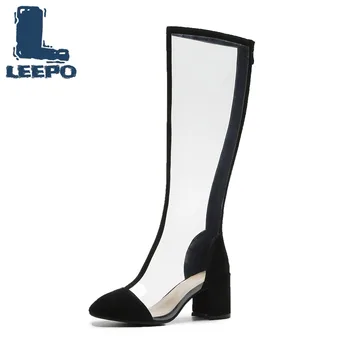 Knee-High Boots for Women Spring/Autumn Individuality Transparent Long Boots Woman Fashion Comfort Solid Heels Waders 6CM
Knee-High Boots for Women Spring/Autumn Individuality Transparent Long Boots Woman Fashion Comfort Solid Heels Waders 6CM