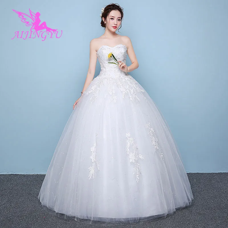 AIJINGYU 2018 elegant free shipping new hot selling cheap ball gown lace up back formal bride dresses wedding dress WK509
AIJINGYU 2018 elegant free shipping new hot selling cheap ball gown lace up back formal bride dresses wedding dress WK509