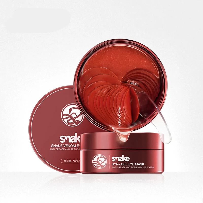 SYN-AKE Snake Venom Eye Mask Moisture & Nourish Skin Anti-aging Remove Black Eye Circles Light Wrinkle & Under Eye Bags 60 Pcs
SYN-AKE Snake Venom Eye Mask Moisture & Nourish Skin Anti-aging Remove Black Eye Circles Light Wrinkle & Under Eye Bags 60 Pcs