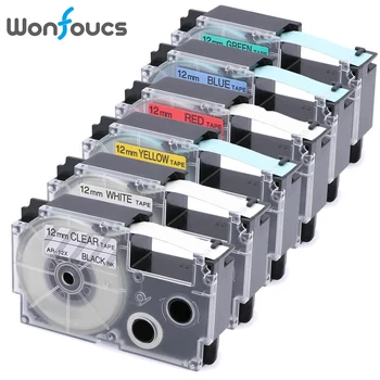 Label Tapes Compatible for Casio XR-12X XR-12WE XR-12RD XR-12BU XR-12YW XR-12GN Laminated Lables 12mm for Casio Label Printer
Label Tapes Compatible for Casio XR-12X XR-12WE XR-12RD XR-12BU XR-12YW XR-12GN Laminated Lables 12mm for Casio Label Printer