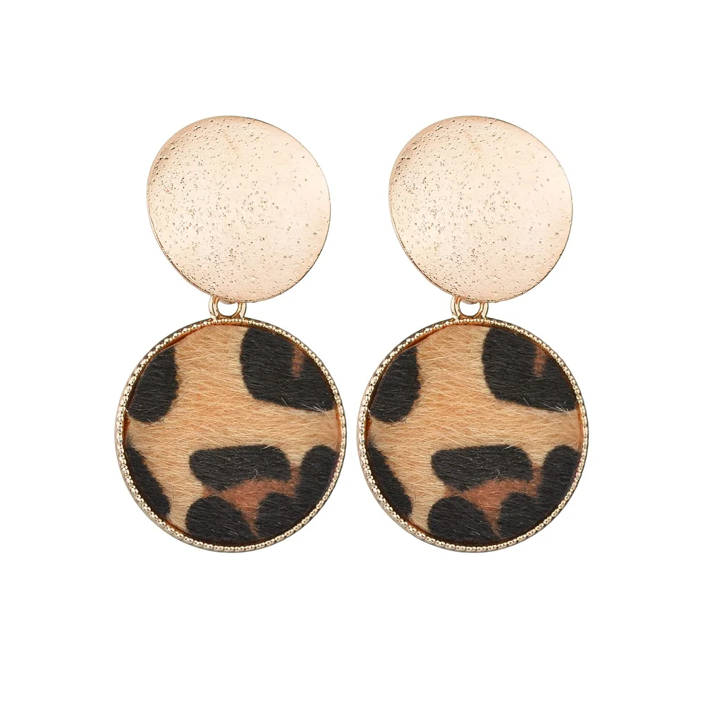 MissCyCy ZA Leopard Print Dangle Earrings For Women Fashion Round Drop Earring Female Wedding Party Jewelry
MissCyCy ZA Leopard Print Dangle Earrings For Women Fashion Round Drop Earring Female Wedding Party Jewelry