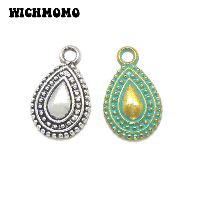 20pcs 17MM Retro Patina Plated Zinc Alloy Green Water Drop Shape Charms pendants For DIY Jewelry Accessories PJ020
20pcs 17MM Retro Patina Plated Zinc Alloy Green Water Drop Shape Charms pendants For DIY Jewelry Accessories PJ020