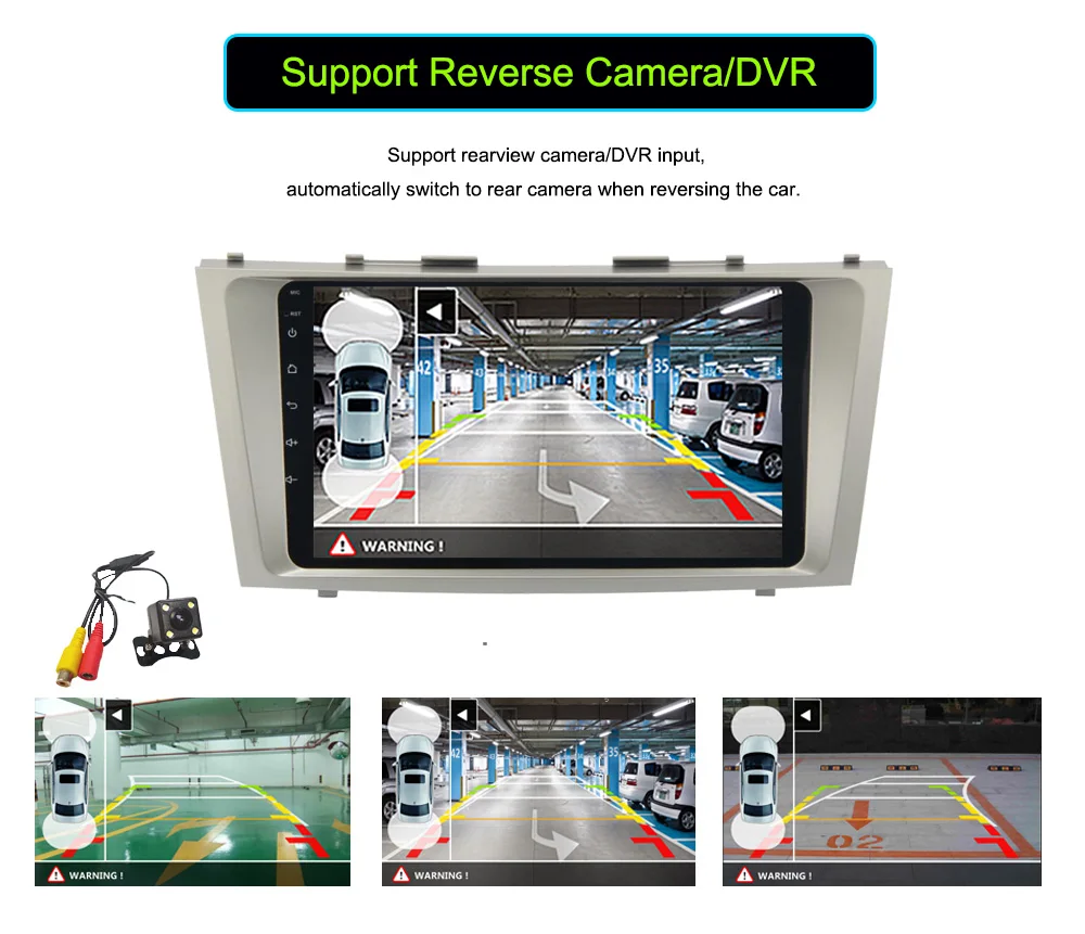 Silverstrong 1024600 2Din Android7.12 2 DVD Toyota Camry Aurion V40 2007-11 Google Play