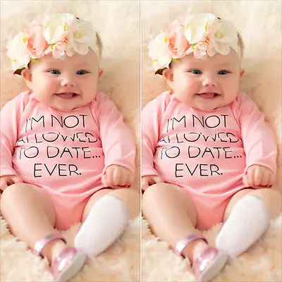 Cotton Newborn Baby Girls Clothes Summer Spring Long Sleeve Bodysuit Outfits 0-18 Months Pink Letters Baby Girls Bodysuit
Cotton Newborn Baby Girls Clothes Summer Spring Long Sleeve Bodysuit Outfits 0-18 Months Pink Letters Baby Girls Bodysuit