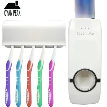 1 Set Automatic Toothpaste Dispenser Toothbrush Holder Wall Mount Type Bathroom Accessories Set Tooth Brush Holder Drop Shipping
1 Set Automatic Toothpaste Dispenser Toothbrush Holder Wall Mount Type Bathroom Accessories Set Tooth Brush Holder Drop Shipping