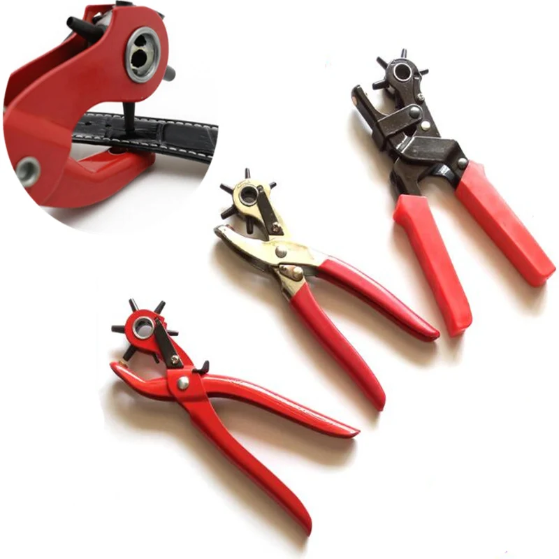 5 Hole Size leather hole puncher Labor-saving belt Hole eyelet Punch Plier Clamp hand leathercraft diy punching tools machine
5 Hole Size leather hole puncher Labor-saving belt Hole eyelet Punch Plier Clamp hand leathercraft diy punching tools machine