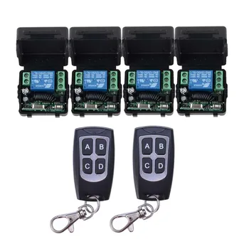 12V 1 CH Wireless Remote Control Lighting Switch System 2 Transmitter & 4 Receiver (switch) Relay Smart House z-wave
12V 1 CH Wireless Remote Control Lighting Switch System 2 Transmitter & 4 Receiver (switch) Relay Smart House z-wave