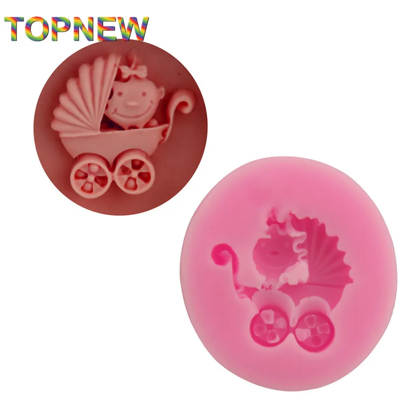 3D Silicone baby carriage stroller Mold Fondant Non-Stick Cake Decorating Tools Soap Mould kitchen Cooking Tools C1777
3D Silicone baby carriage stroller Mold Fondant Non-Stick Cake Decorating Tools Soap Mould kitchen Cooking Tools C1777