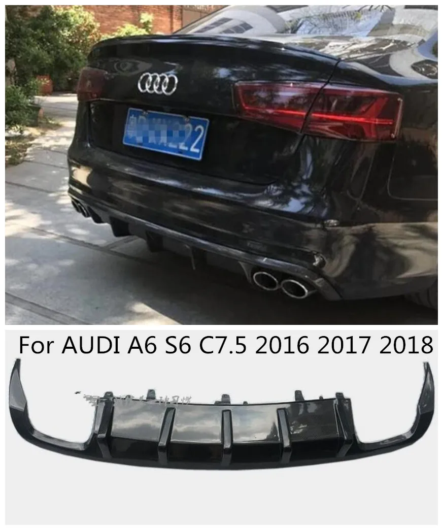 Carbon fiber Rear Bumper Lip Spoiler Diffuser Cover For AUDI A6 S6 C7.5 2016 2017 2018 MTM STYLE BY EMS
Carbon fiber Rear Bumper Lip Spoiler Diffuser Cover For AUDI A6 S6 C7.5 2016 2017 2018 MTM STYLE BY EMS