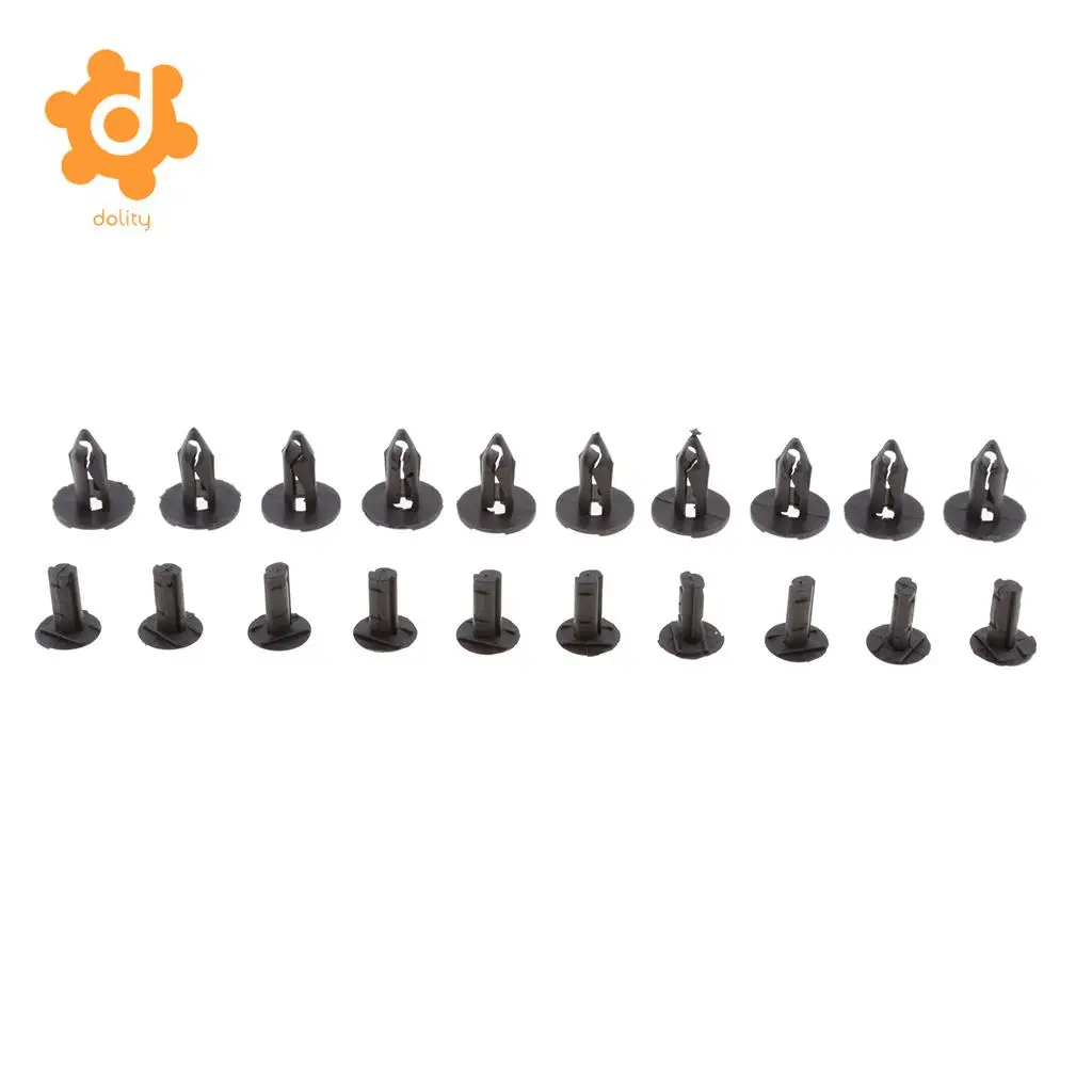 10 Pieces Car Bumper Rivet Retainer Fastener Clip for VW Golf 4 Audi