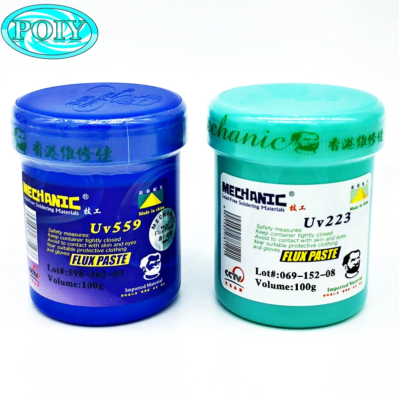 MECHANIC Best Selling 2 in 1 Flux RMA-223-UV 100g Leaded Solder Paste + NC-559-ASM 100g Leaded Free Soldering Flux
MECHANIC Best Selling 2 in 1 Flux RMA-223-UV 100g Leaded Solder Paste + NC-559-ASM 100g Leaded Free Soldering Flux
