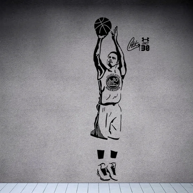 Free Shipping Boy Gift Basketball Player Warriors Stephen Curry Wall Sticker decor Decal DIY Gift
Free Shipping Boy Gift Basketball Player Warriors Stephen Curry Wall Sticker decor Decal DIY Gift