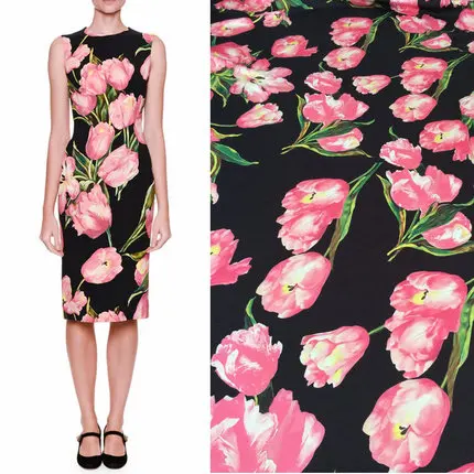 145cm tulip print clothing fabric fashion week catwalk fashion fabric handmade diy dress shirt fabric wholesale cloth
145cm tulip print clothing fabric fashion week catwalk fashion fabric handmade diy dress shirt fabric wholesale cloth